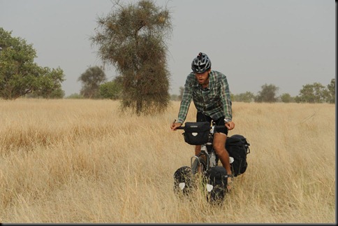 1a. Pushing through long grass