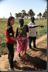 9a. being shown the 6 hectare vege garden