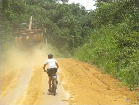 1c. Being passed by a logging truck